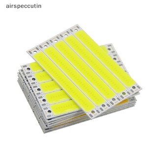 Airpeccutin Bán chạy 3V 3.7V 60mm 8mm LED COB Strip 3W Ấm Lạnh Trắng Xanh Đỏ COB Nguồn sáng LED cho đèn làm việc DIY EN
