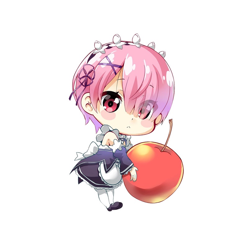 Anime Móc Khóa Thế Giới Khác Ram Rem Emilia Acrylic Anime Ngoại Vi Móc Khóa Mặt Dây Chuyền