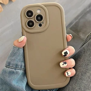 Ốp Điện Thoại Mềm Màu Trơn Cho iphone 15 14 13 12 11 pro max x xr xs max 7 8 plus