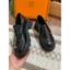 Giày lười nữ miu nhỏ mũi tròn đế độn cao 4cm, loafer nữ da mềm, giày moca nữ miu đế cao tôn dáng P-003
