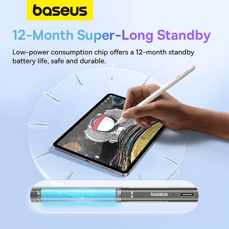 Bút Cảm ứng Stylus Baseus Chạm Mượt Toàn Màn Hình Cảm Ứng Hoạt Động Viết Cực Mượt Mà