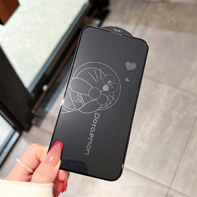 Bảo Vệ Màn Hình Cho iPhone 11 pro max xs xr 11Pro 11ProMax xsmax Bảo Vệ Toàn Diện Kính Cường Lực Hoạt Hình 6D Shadow