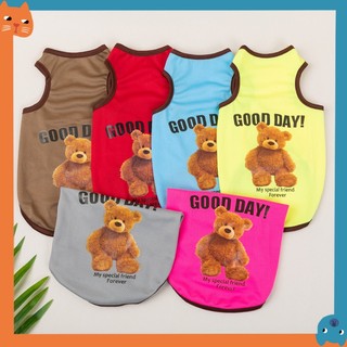 Mùa Hè Dễ Thương Cho Chó Quần Áo Thú Cưng Áo Chó Con In Hình Cotton Áo Chó Con Mèo Quần Áo