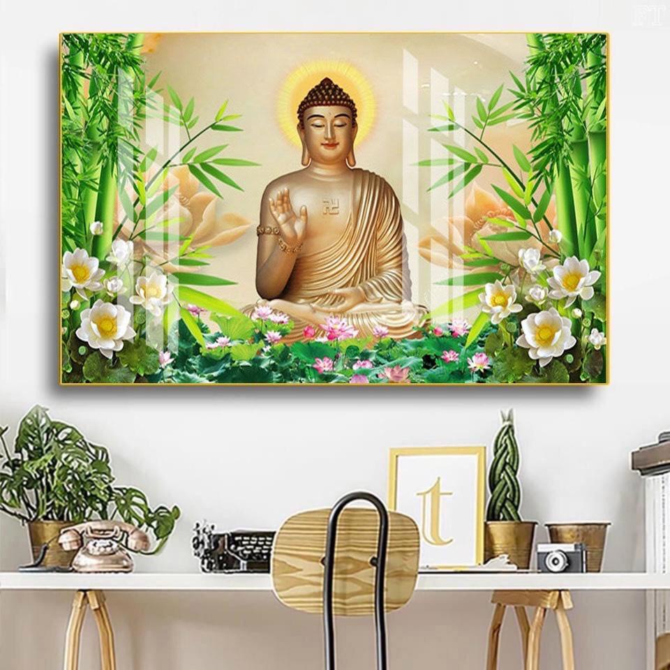 Tranh Tết Tráng Gương Phật Giáo Tài Lộc May Mắn, Trang Trí Nhà Cửa, Quà Tặng Năm Mới, Sỉ Quà Doanh Nghiệp