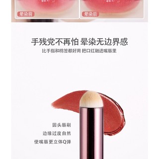 Cọ Tán Son Môi Đầu Tròn Siêu Mịn, Cọ Trang Điểm Đầu Tròn Đa Năng Giúp Tán Son Không Lem, Khó Trôi Và Che Khuyết Điểm Tốt