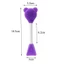 FAVORITEGOODS Silicone Applicator, Tay Cầm Dài Gấu Mặt Bàn Chải, Dễ Thương Hai Đầu Đa Năng Da Mặt Làm Sạch Dụng Cụ Trang Điểm Nữ