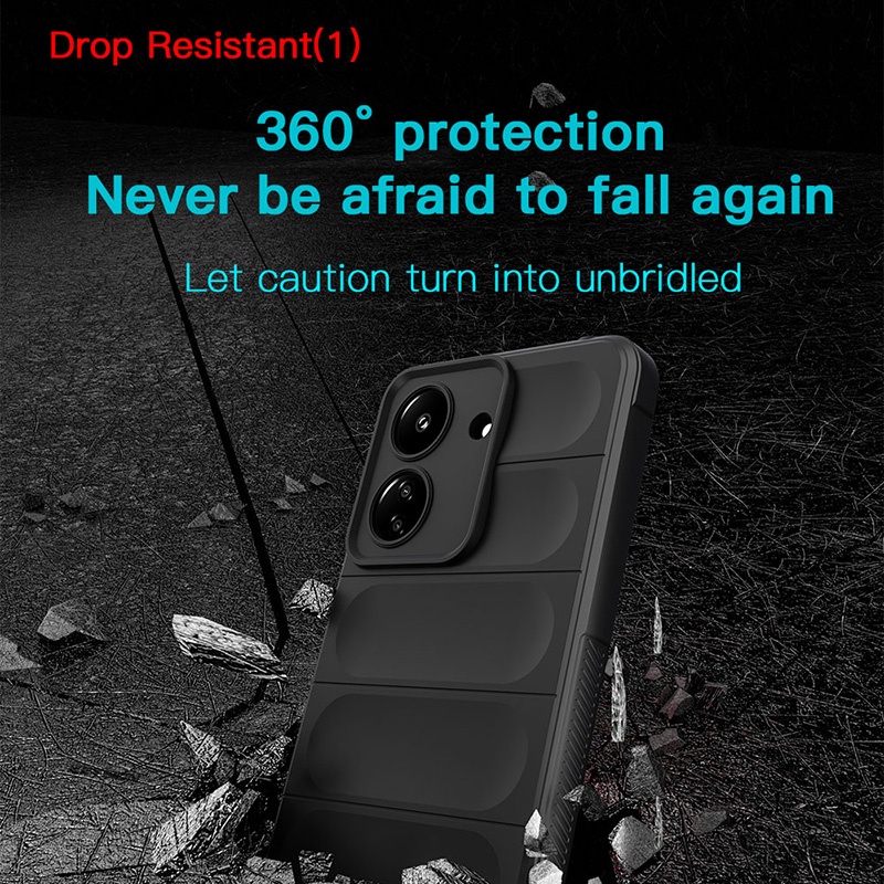 Dành Cho Xiaomi Redmi 13C 13R 13 14C 14R 15C 15A 15 5G Da Thân Thiện Sang Trọng TPU Chống Sốc Ốp lưng Ốp Lưng