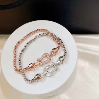 ❤ Chính Hãng Niche Vòng Tay Màu Vàng Hồng Khóa Hình Móng Ngựa Dễ Phối Đồ Trang Sức Cho Cặp