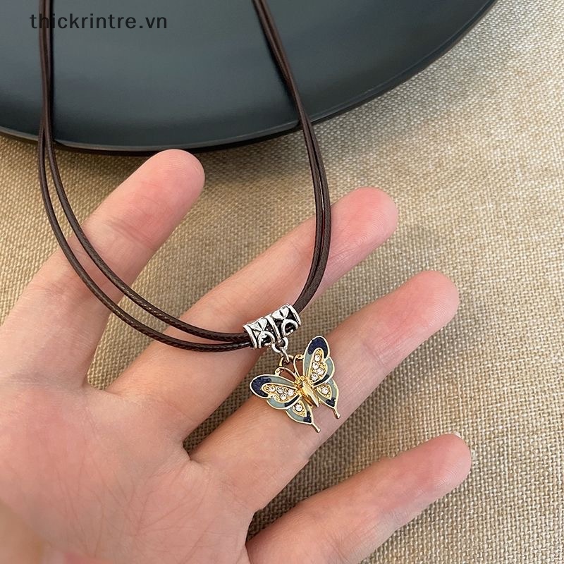 THI Phong Cách Trung Hoa Vintage Màu Mặt Dây Chuyền Vòng Cổ Hạt Dây Xích Choker Bộ Trang Sức Thời Trang Cho Nữ Quà Tặng Phụ Kiện VN