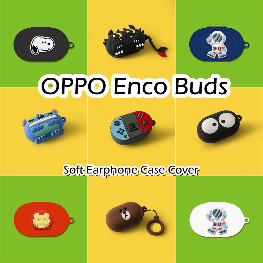 [Ngôi sao tương lai] Dành cho Ốp lưng OPPO Enco Buds Phim hoạt hình dễ thương Vỏ bọc tai nghe silicon mềm