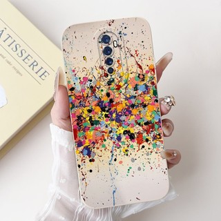 Ốp Lưng Cho OPPO Reno 2 2F 2Z Ốp Điện Thoại CPH1907 CPH1945 CPH1989 Matte Cover Thời Trang Xương Rồng Hoa Cản Cho Reno2F Reno2Z Capa