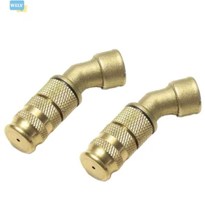 < Welv > 2 Vòi phun bằng đồng thau có thể điều chỉnh khoảng cách có thể điều chỉnh Vòi phun điện trong vườn