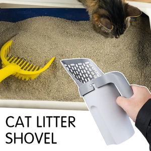 Cat Litters Xẻng Muỗng Có Túi Đổ Lại Lớn Nhẹ Poop Sifting Thiết Bị Cho Thú Cưng Chó Mèo