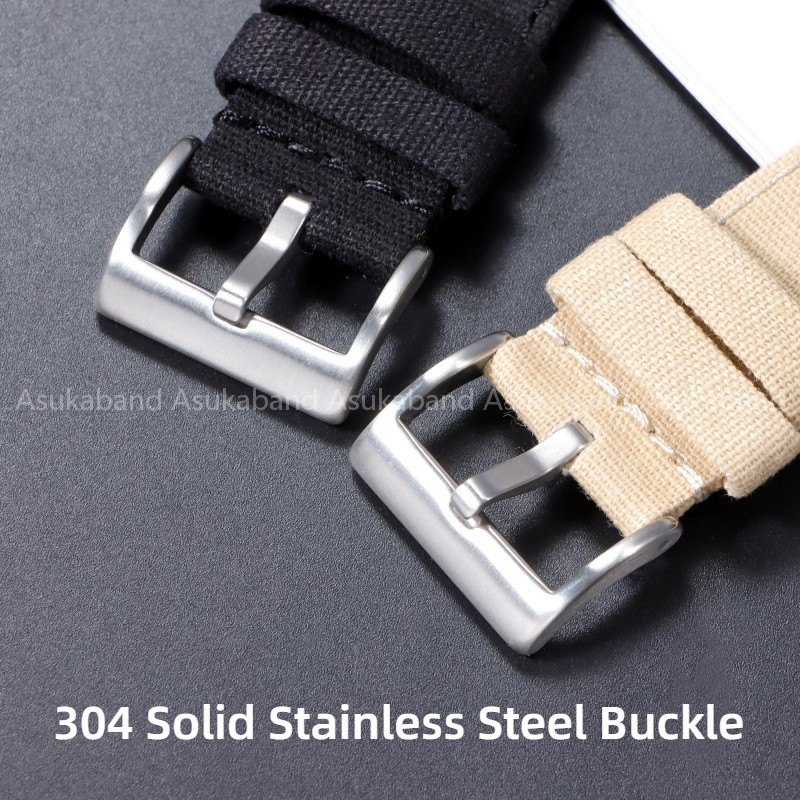 Dây đeo đồng hồ Nylon đơn giản 20mm 22mm Dây đeo đồng hồ vải Canvas cho SEIKO 5 Diver SKX009 SKX007 Vòng đeo tay lặn tập thể dục Dây đeo cổ tay nam nữ Dây đeo đồng hồ thể thao