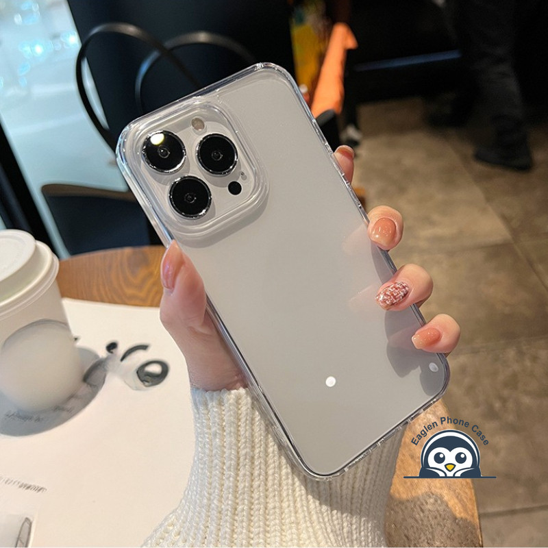Ốp Điện Thoại Trong Suốt Cao Đơn Giản Cho OPPO A5 Pro A3 A3X A2 A1 Pro A3i A2M A2X A1s A1X A18 A15 A15s A16 A16s A16K A16E A17 A17K A1K 5G 4G Vỏ Mềm Trong Suốt Chống Sốc