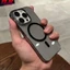 Ốp lưng điện thoại từ tính siêu mỏng trong suốt cho iPhone 17 Air 16 15 14 Plus 13 12 Pro Max Chống va đập vỏ cứng