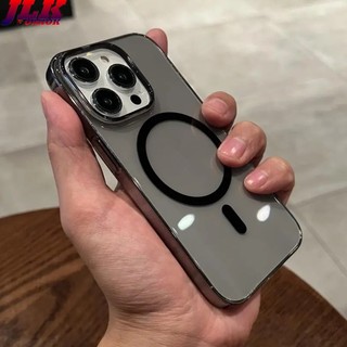 [JLK] Ốp lưng điện thoại từ tính siêu mỏng trong suốt cho iPhone 17 Air 16 15 14 Plus 13 12 Pro Max Chống va đập vỏ cứng