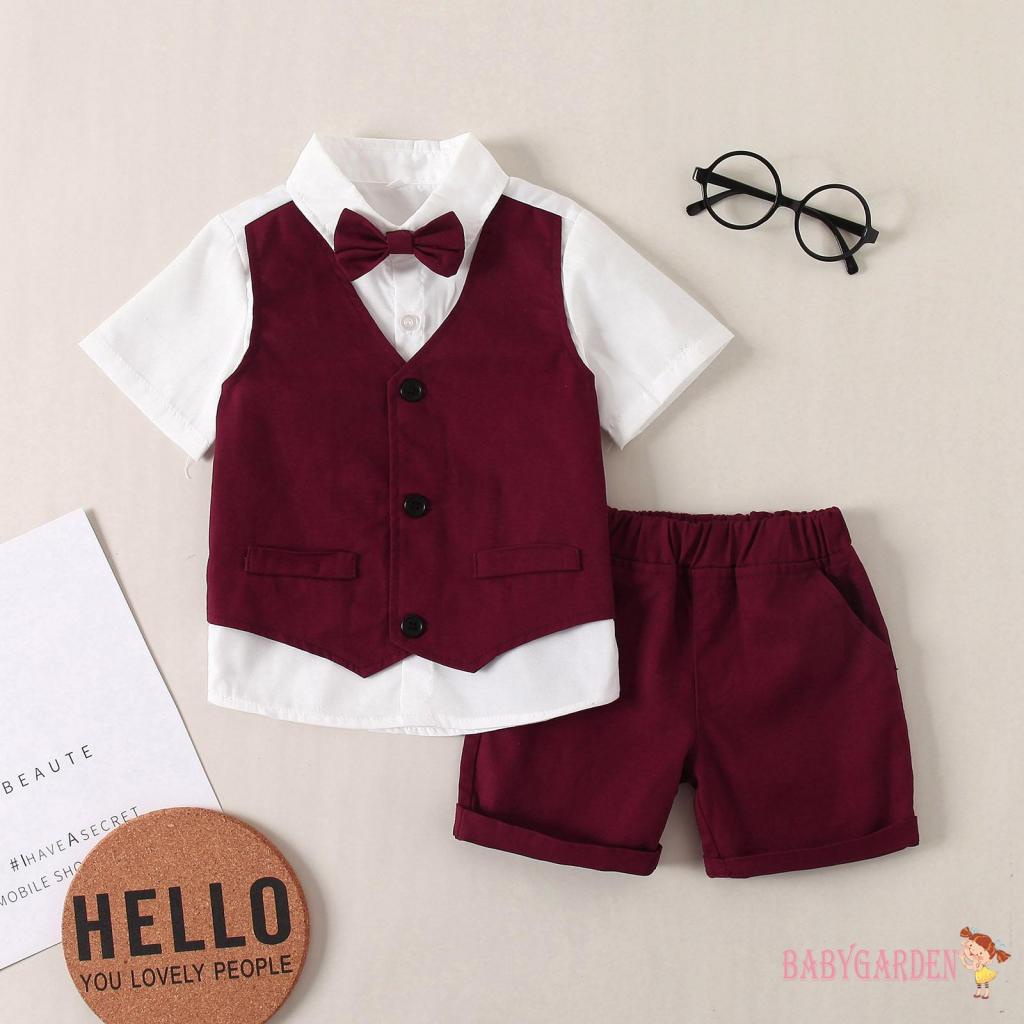 Set Đồ Vest 2 Món Lịch Lãm Cho Bé Trai 6 Tháng-5 Tuổi