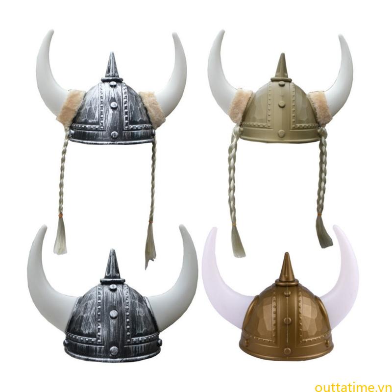 Mũ Hóa Trang Chiến Binh Viking Có Sừng Cho Người Lớn
