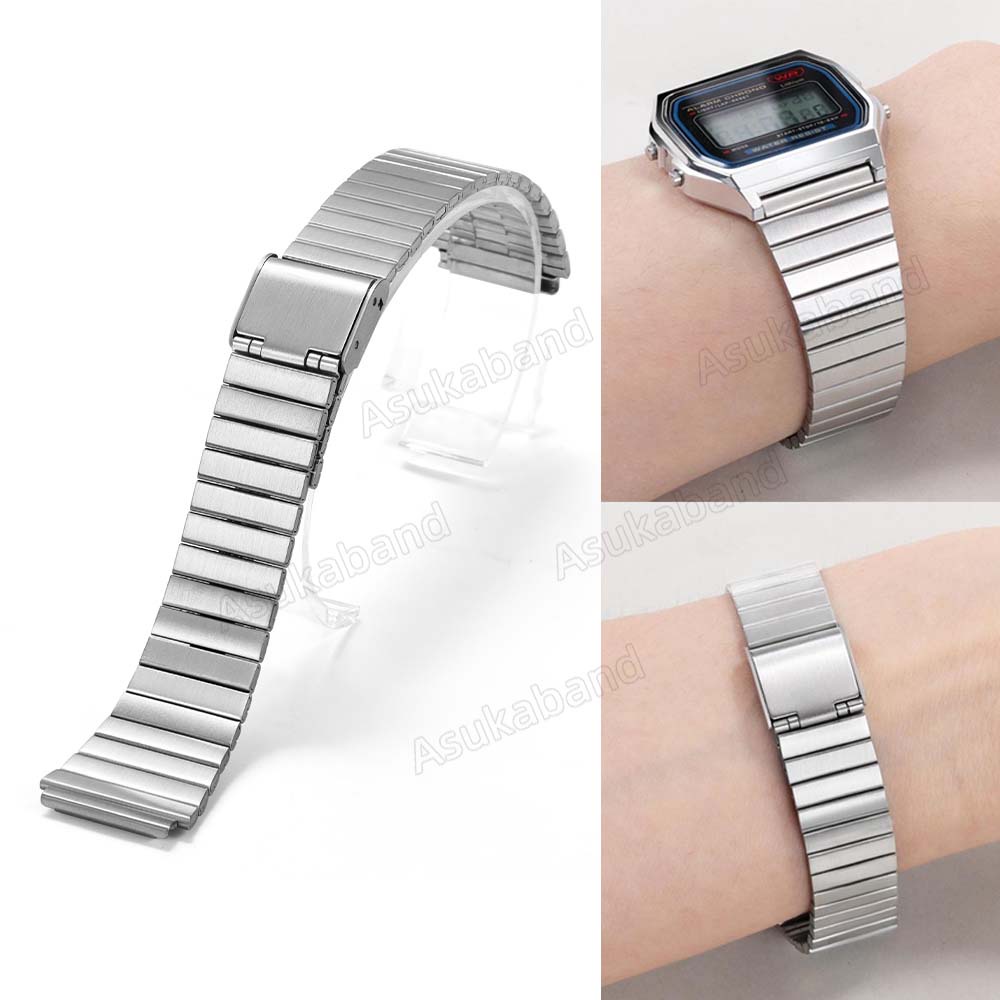 Dây Đeo Thay Thế Cho Đồng Hồ casio a158 a168 sgw400 f91w f84 f105 f108 ae1200 ae1300 18mm 20mm