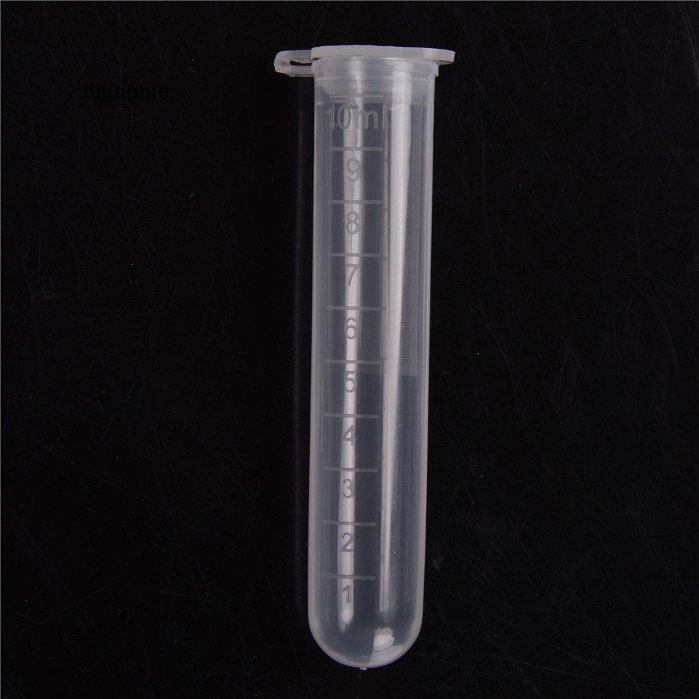 Bộ 20 ống nghiệm nhựa 10ml Bigapple có rdg