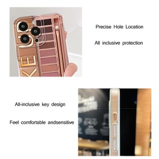 Ốp Lưng Trang Điểm Sáng Tạo Họa Tiết Họa Tiết Mềm Trong Suốt Cho IPhone 17 16e 16 15 14 13 12 11 Pro ProMax XS XR XSmax Mini 7 8 + 14 15 Plus SE 2020 Vỏ Mềm Silicon DCT