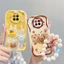 Ốp lưng Xiaomi Mi 10T Lite 5G Ốp lưng dễ thương Kem cạnh Điện thoại Hình ba chiều Búp bê mềm Vỏ toàn bộ NYGZ