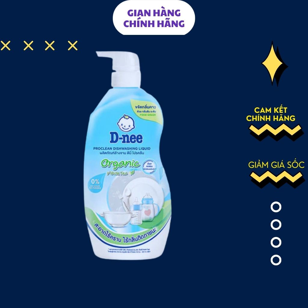Nước rửa bình sữa Dnee Organic Chai 600ml XD.. . | Shopee Việt Nam