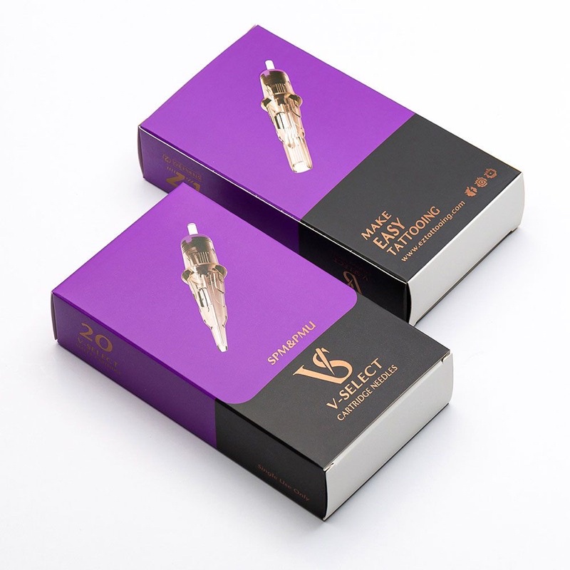 Hộp 20 Kim Ez VS V Select Kim Đạn Máy Pen Cho Phun Xăm Thẩm Mỹ PXTM