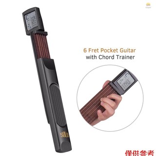 Hgv Đàn guitar Bỏ Túi 6 Dây Với Màn Hình Xoay Luyện Tập Cho Người Mới Bắt Đầu