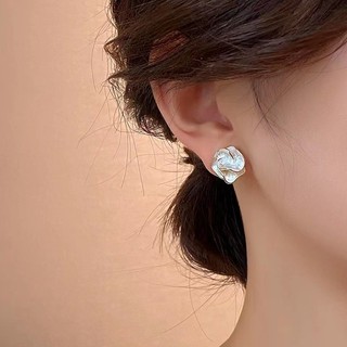 Khuyên Tai Hoa Kem Phong Cách niche Độc Đáo Cao Cấp Sang Trọng