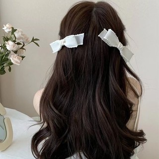 Kẹp Tóc Mái Vòm Thắt Nơ Ba Chiều organza - Phụ Kiện Tóc Mái Ba Chiều Phong Cách ins Cho Nữ / Trẻ Em