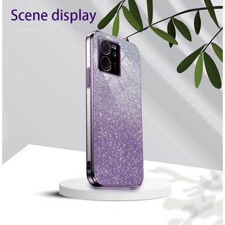 Sang Trọng Ốp Điện Thoại Dẻo Vuông Mạ Kim Tuyến Cho redmi k60 k50 ultra k60 k50 k40 k30 pro k60e k40s