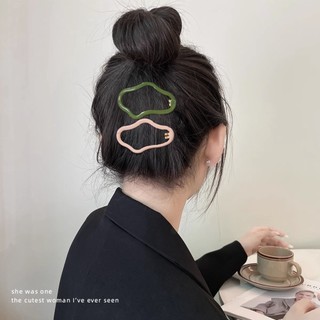 Mới Kẹp Tóc Kim Loại Hình Đám Mây Nhiều Màu Sắc Thời Trang Cho Nữ