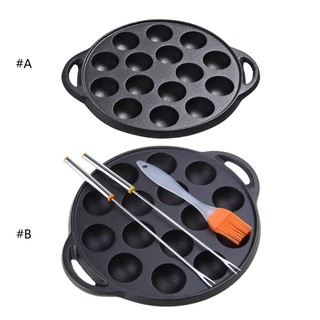 Ấm cúng Takoyaki Chảo 15 Lỗ Takoyaki Máy Làm Bạch Tuộc Bóng Khuôn Chống Dính Khay Nướng Bánh Hoàn Hảo Cho Bạch Tuộc Bóng Pancak