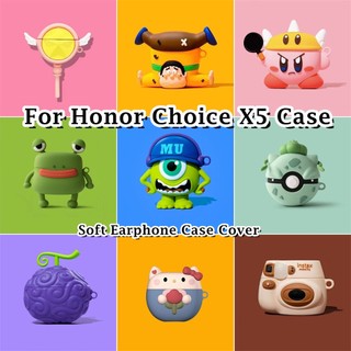 [imamura] Dành cho Ốp lưng Honor Choice X5 Dòng phim hoạt hình hợp thời trang Vỏ tai nghe silicon mềm