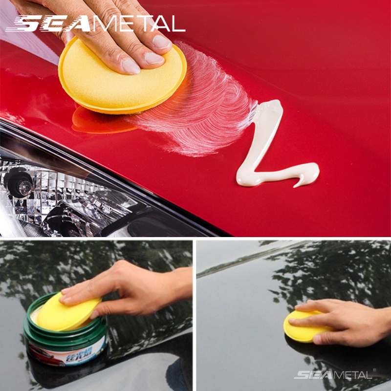 khăn lau xe  SEAMETAL Đệm Xốp Tròn Đánh Bóng Xe Hơi / Xe Máy Màu Vàng