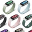 Dây đeo silicon mềm dễ thương + vỏ trong suốt thay thế cho Xiaomi Mi Band 8 7 6 5 3 4