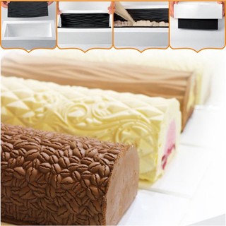 Pháp Mousse Khuôn Silicon Thụy Sĩ Cuộn Kết Cấu Thảm Cây Tình Yêu Hạt Gỗ Ren Fondant Bánh Trang Trí Khuôn