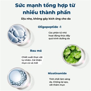 BỘ SERUM BỘT ĐÔNG KHÔ DƯỠNG DA MẶT LOẠI BỎ MỤN VẾT THÂM MỤN VẾT NHĂN TRÊN DA. TÁI TẠO LÀN DA TRẺ ĐẸP