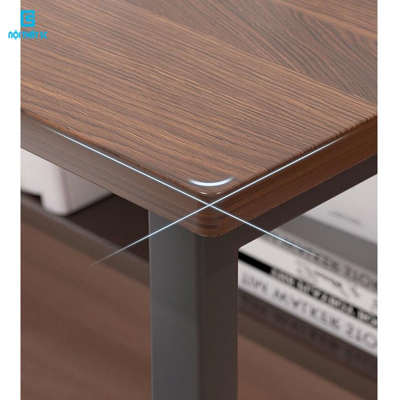 Bàn làm việc, Bàn Học Nội Thất 5C BH-005 kèm kệ sách, khung sắt hộp 25x25mm sơn tĩnh điện, gỗ MDF dày 15mm bo tròn 4 góc | BigBuy360 - bigbuy360.vn