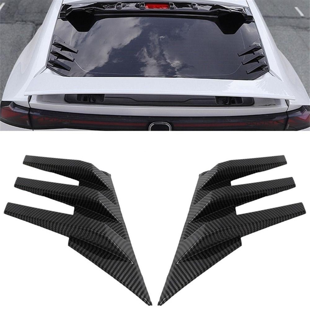 HAPPYNOOK Splitter, Phụ kiện cánh sau Lỗ thông hơi bên Trang trí ô tô Cánh lướt gió phía sau, Chất lượng cao Trang trí bên ngoài Bền Air Wing Cover Viền đa năng