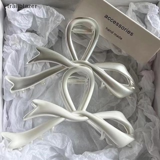 Trailblazer 2023 Kim Loại Móng Vuốt Kẹp Nơ Nút Thắt Kim Loại Kẹp Tóc Bạc Móng Vuốt Phong Cách Nâng Cao Đa Năng Lưng Tóc Thìa Trang Trí Mũ Mới