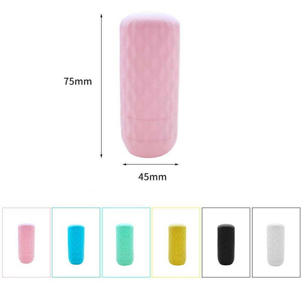 AWNGD 3 Cái Chống Rò Rỉ, Vỏ Chai Silicon Chống Rò Rỉ Đàn Hồi, Hộp Đựng Du Lịch Mềm Ngoài Trời Chống Bụi Rò Rỉ Vỏ Bảo Vệ Đồ Dùng Cắm Trại