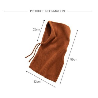 Mũ Balaclava NCE dệt kim ấm áp dành cho nữ, phù hợp đi ngoài trời