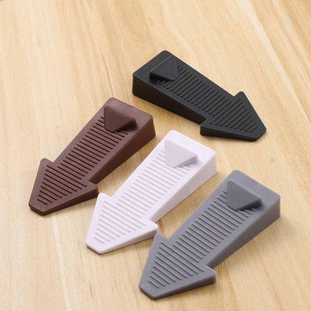 Nút chặn cửa HAPPYNOOK, Giá đỡ sàn chống va chạm, Tấm bảo vệ tường ẩn bằng silicon Doorstop Home