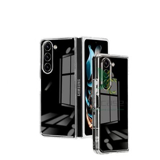 Ôp Điện Thoại pc Cứng Trong Suốt Viền Dẻo Mỏng Nhẹ Thời Trang Cho Samsung galaxy z fold 5 z fold 4 / 3 Vỏ