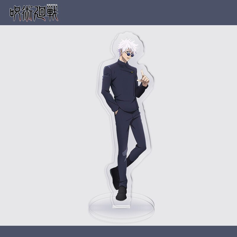 Mô hình Standee Cool Anime Jujutsu Kaisen Gojo Satoru Geto Suguru Inumaki Toge Acrylic in hình nhân vật 2 mặt rõ nét