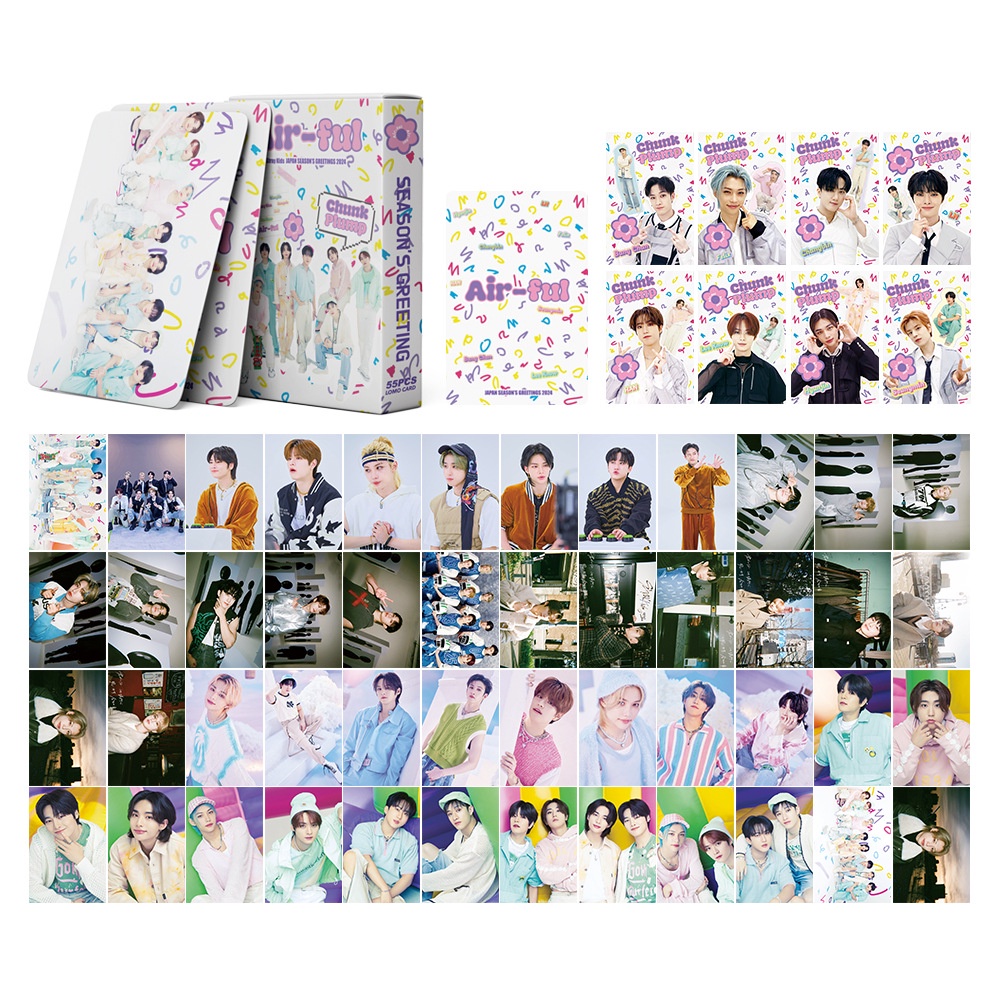 55 Tấm Ảnh lomo card Nhóm Nhạc straykids 2024