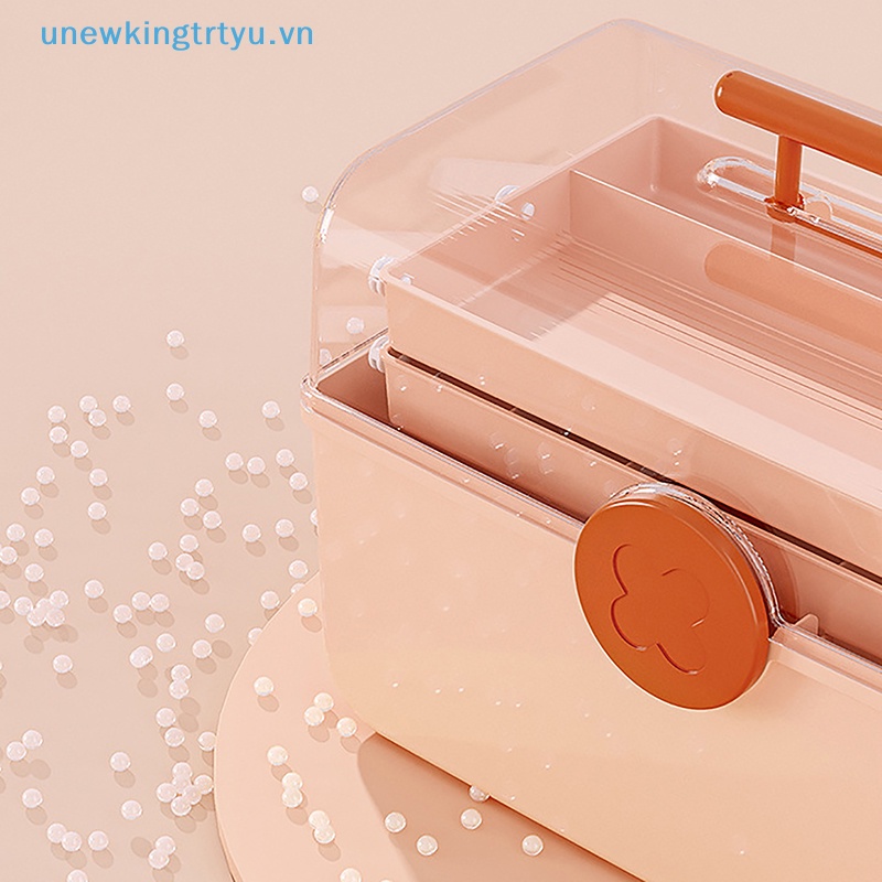 Unewtyu Phụ Kiện Tóc Trẻ Em Hộp Bảo Quản Dây Bé Kẹp Tóc Dây Cao Su Trang Sức Người Tổ Chức Dễ Thương Cô Gái Hộp Trang Sức VN
